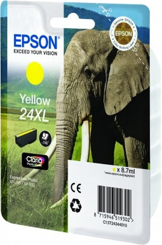 Cartouche d'origine Epson C13T24344010 / 24XL - jaune