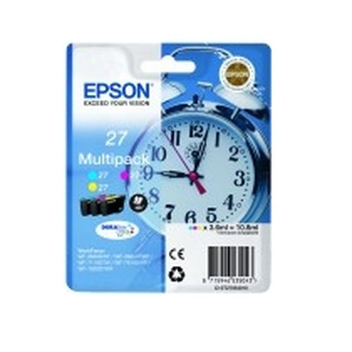 Cartouches compatibles premiums Epson C13T27154010 / 27XL - multipack 3 couleurs : cyan, magenta, jaune