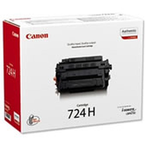 Cartouche Laser de Marque Canon CRG-724HBK (3482B002) Type 724H Noir Haute Capacité (12 500 pages)