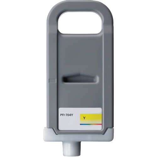 Cartouche Jet d'encre de Marque Canon (PFI-704Y)(3864B005) Jaune Haute Capacité (700 ml)