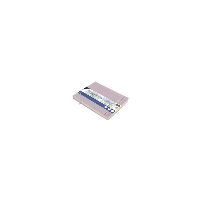 kangaro Cahier de croquis, couverture PU rigide, A5, lilas