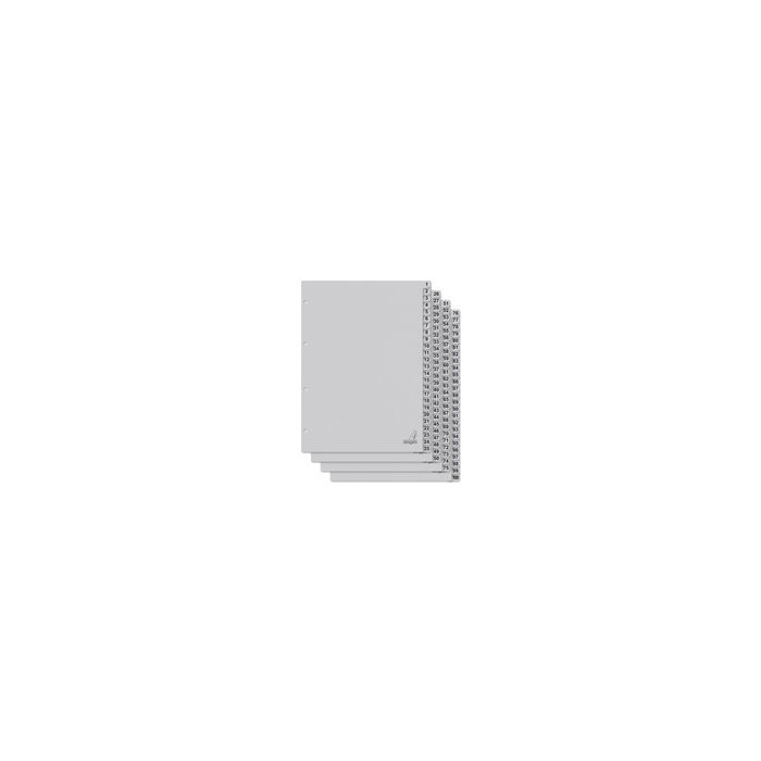 kangaro Intercalaire carton ECO, chiffres 1-100, 100 pièces