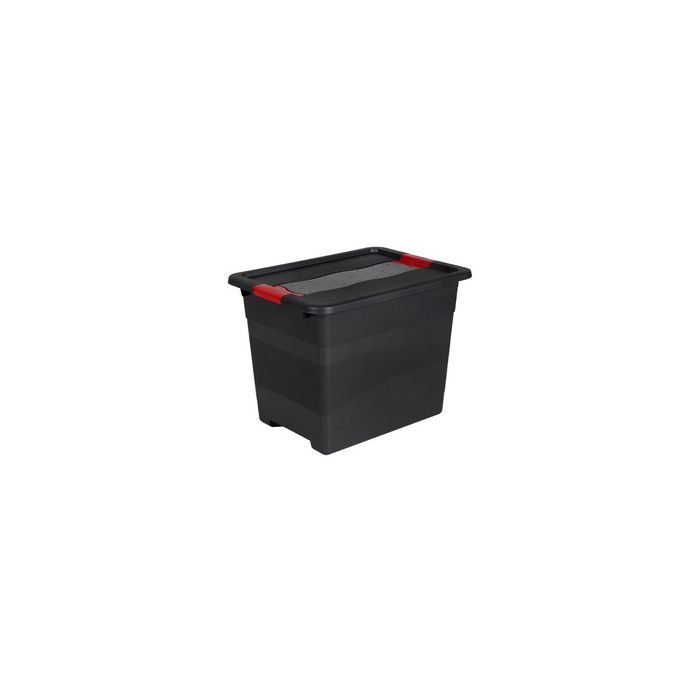 keeeper Boîte de rangement "eckhart", 24 L, graphite/rouge