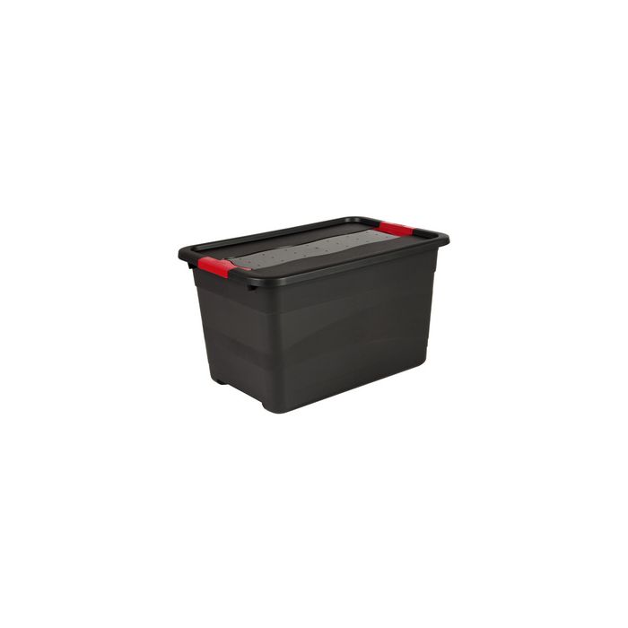 keeeper Boîte de rangement "eckhart", 52 L, graphite/rouge
