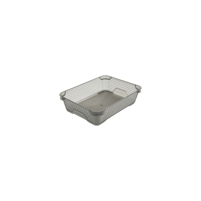keeeper Corbeille de rangement "mirko", A5, crystal-grey