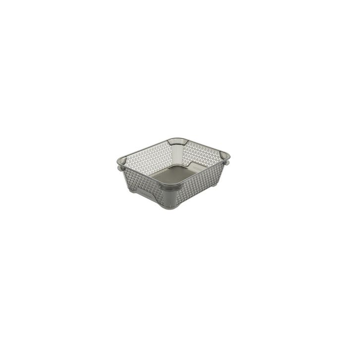 keeeper Corbeille de rangement "mirko", A6, crystal-grey