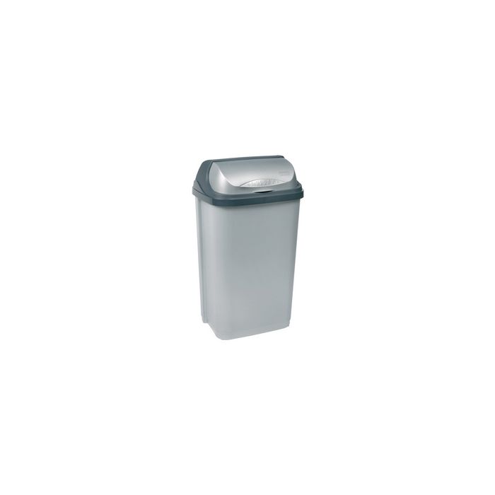 keeeper Poubelle "rasmus", 50 litres, argent