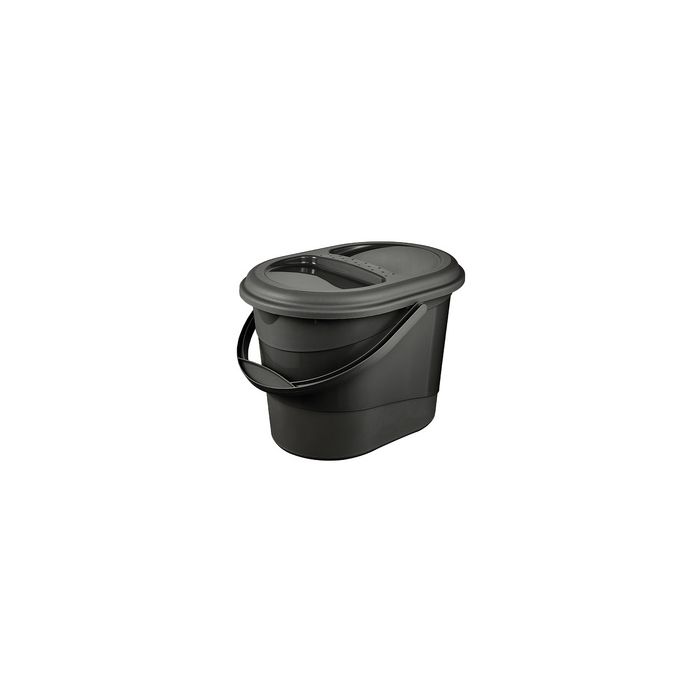 keeeper Seau à déchets bio elsa, 13 litres, graphite