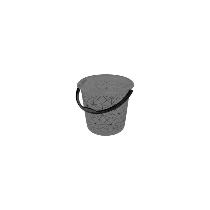 keeeper Seau déco ilvie "polygon", rond, 10 litres