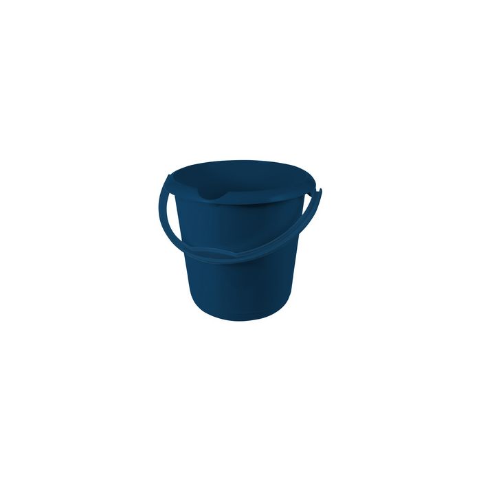 keeeper Seau "mika eco", rond, 10 litres, bleu