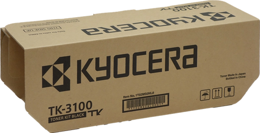 Cartouche Laser de Marque Kyocera TK-3100 (OT2F80EU) Noir 12 500 pages pour récipient résiduel
