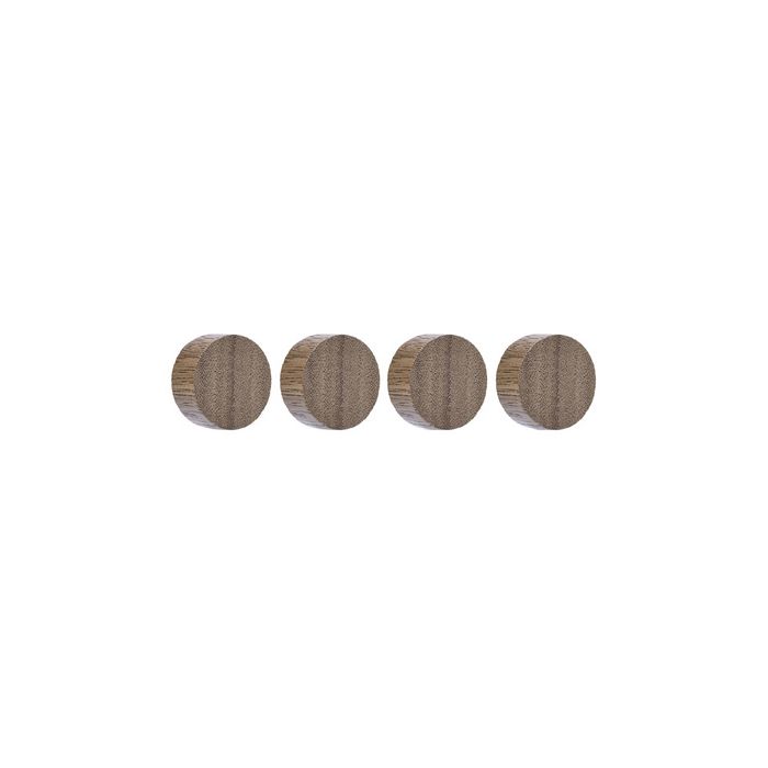 magnetoplan Aimant néodyme Circle Wood Series, noyer