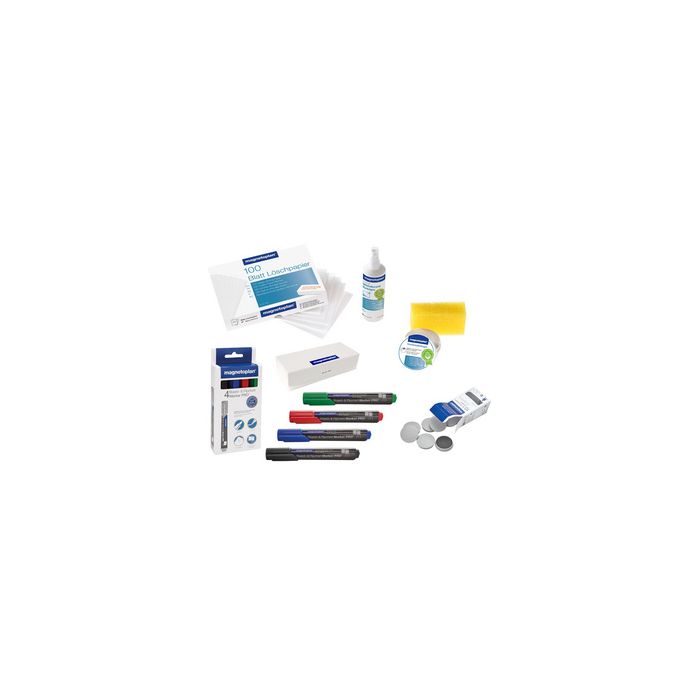magnetoplan Kit d'accessoires ferroscript, pour tableau
