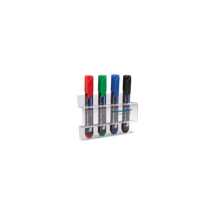 magnetoplan Porte-marqueur acrylique, pr 4 marqueurs tableau