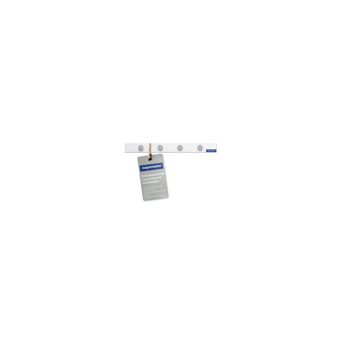 magnetoplan kit de barrettes magnétiques, 1000 x 50mm, blanc