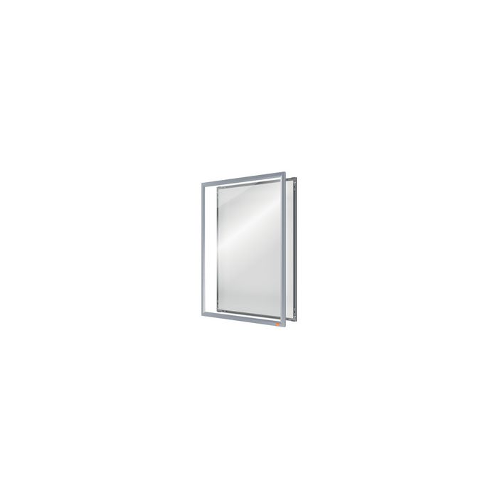 nobo Porte-affiche mural Impression Pro, A4, argent