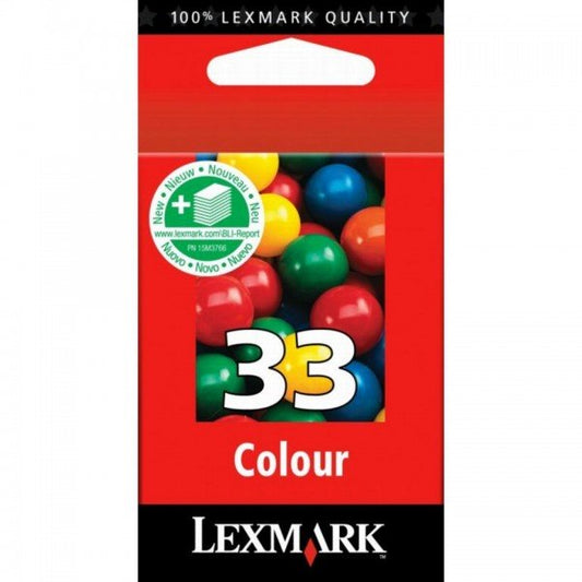 Cartouche Jet d'encre Compatible Lexmark 18CX033E (N°33) Couleur (200 pages)