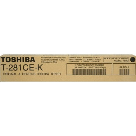 Cartouche Laser de Marque Toshiba T281CEK Noir (20 000 pages)