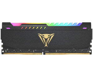 Barrette mémoire 8Go DIMM DDR4 Patriot Viper Steel RGB  3200Mhz (Noir)
