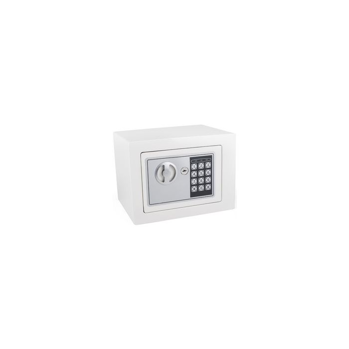 pavo Mini coffre-fort, avec serrure électronique, blanc