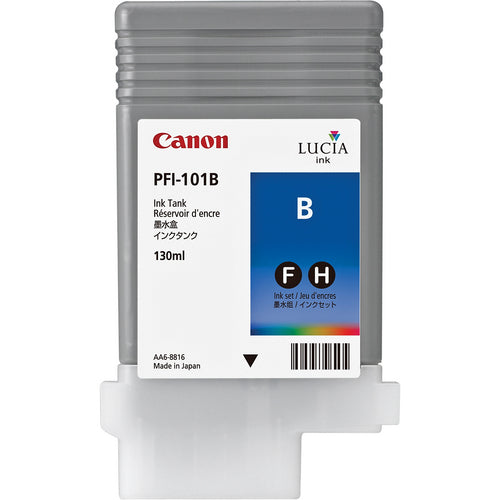 Cartouche Jet d'encre de Marque Canon PFI-101C BLEU 130ml