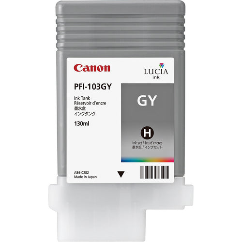 Cartouche Jet d'encre de Marque Canon PFI-103GY Gris (130ml)