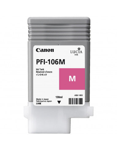 Cartouche Jet d'encre de Marque Canon (PFI 106M) (3002B005) Magenta (130 ml)