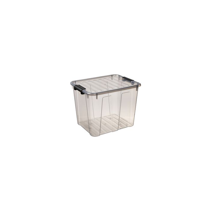 plast team Boîte de rangement HOME BOX, 40 L, gris