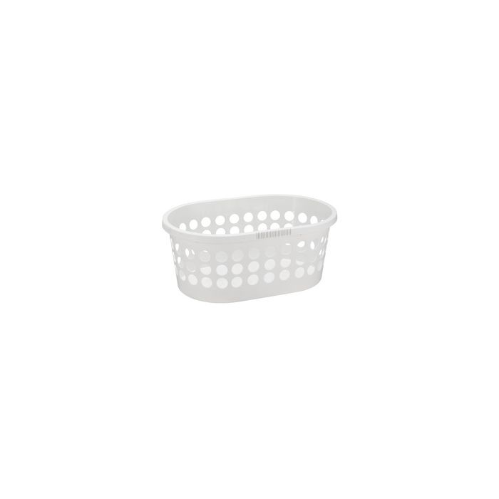 plast team Corbeille à linge SPRINGFIELD, 30 litres, blanc