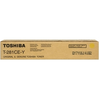 Cartouche Laser de Marque Toshiba T281CEY Jaune (10 000 pages)