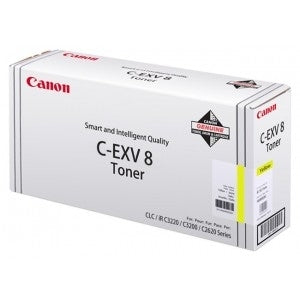 Cartouche Laser de Marque Canon C-EXV8Y Yellow (25000pages)