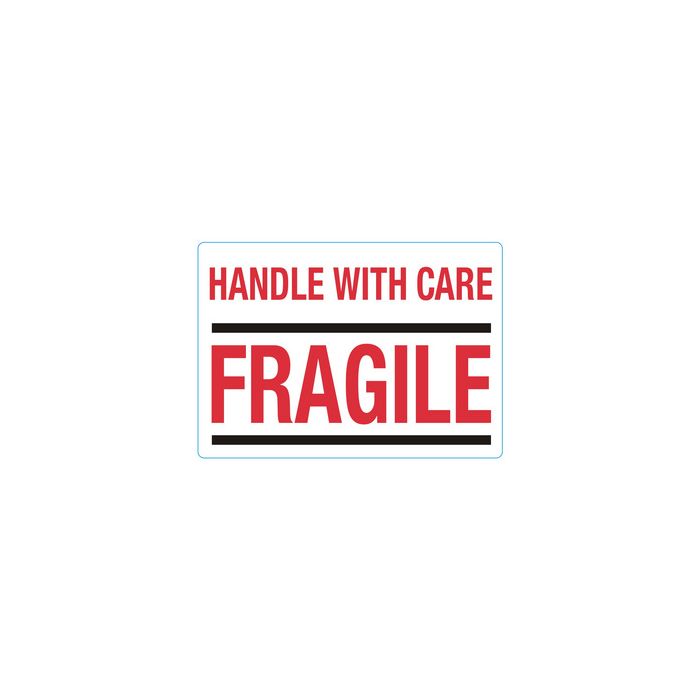 rillprint Étiquette "HANDLE WITH CARE / FRAGILE"