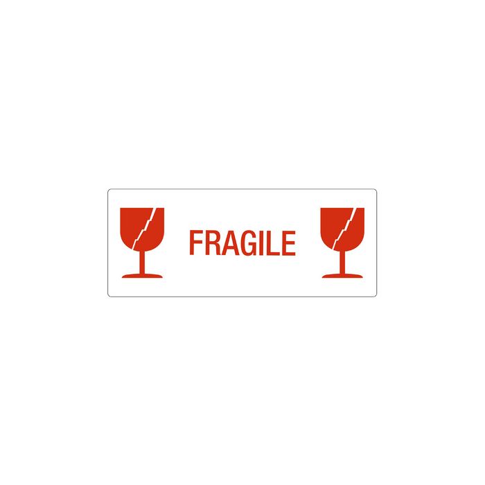 rillprint Étiquette d'avertissement "FRAGILE"