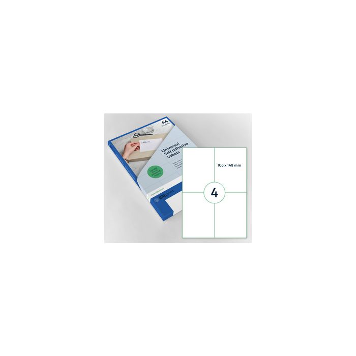 rillprint Étiquette universelle, 105 x 74 mm, blanc