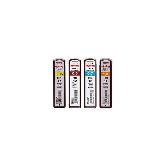 rotring Etui de mines pour porte-mines Tikky 1,0 mm
