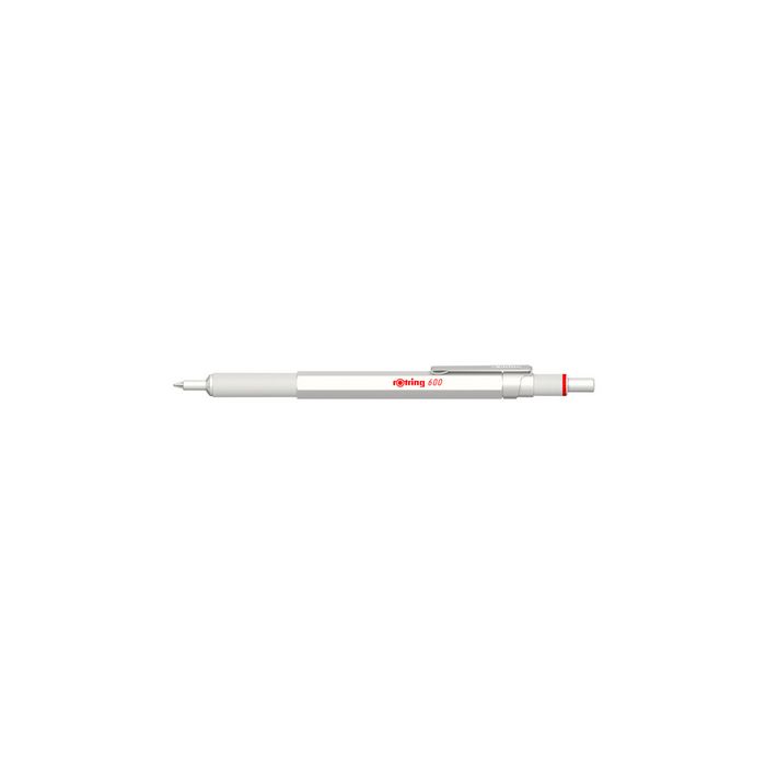 rotring Stylo à bille rétractable 600, perle blanche