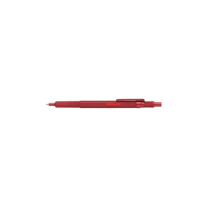 rotring Stylo à bille rétractable 600, rouge métallique