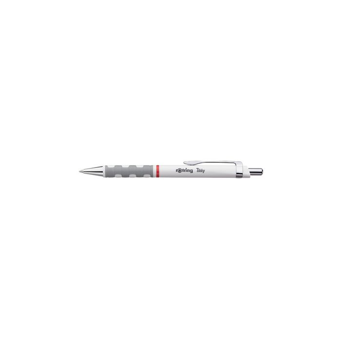 rotring Stylo à bille rétractable Tikky, blanc