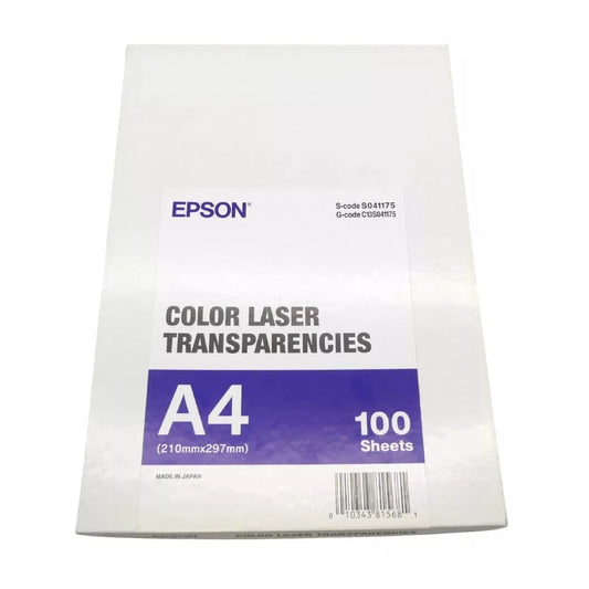 Transparents Laser Couleur A4 975g 315 x 218 x 118 mm 100 feuilles de Marque Epson EPL N4000