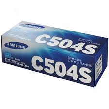 Cartouche Laser de Marque Samsung  CLT-C504S Cyan (1800 pages)