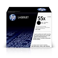 Cartouche Laser de Marque HP CE255X Noir Haute Capacité (12500 pages)