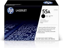 Cartouche Laser de Marque HP CE255A Noir Haute Capacité (6500 pages)