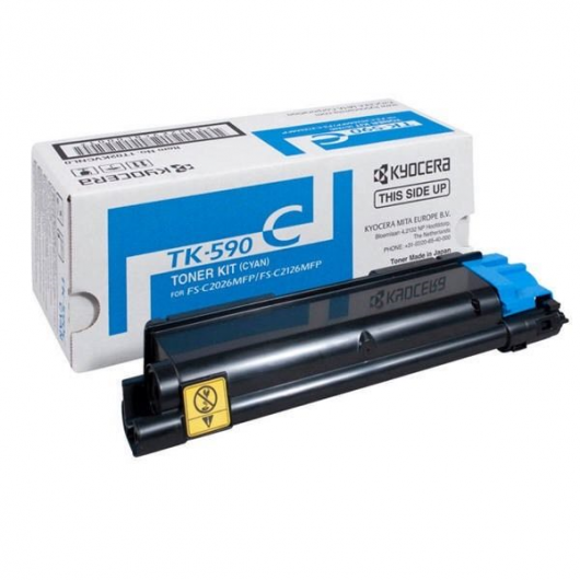 Cartouche Laser de Marque Kyocera Mita TK-590C  (1T02KVCNL0) Cyan - 5 000 pages