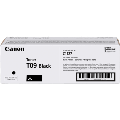 Cartouche Laser de Marque Canon T09BK - Noir - 7600 copies