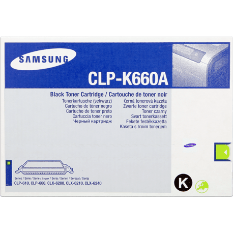 Cartouche Laser de Marque Samsung CLP-K660A  Noir (2500 pages)