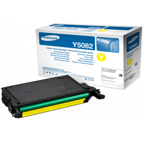 Cartouche Laser de Marque pour Samsung CLT-Y5082S Yellow (2 000 pages)