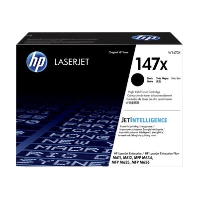 Cartouche Laser de Marque HP W1470X Noir (25 200 pages)